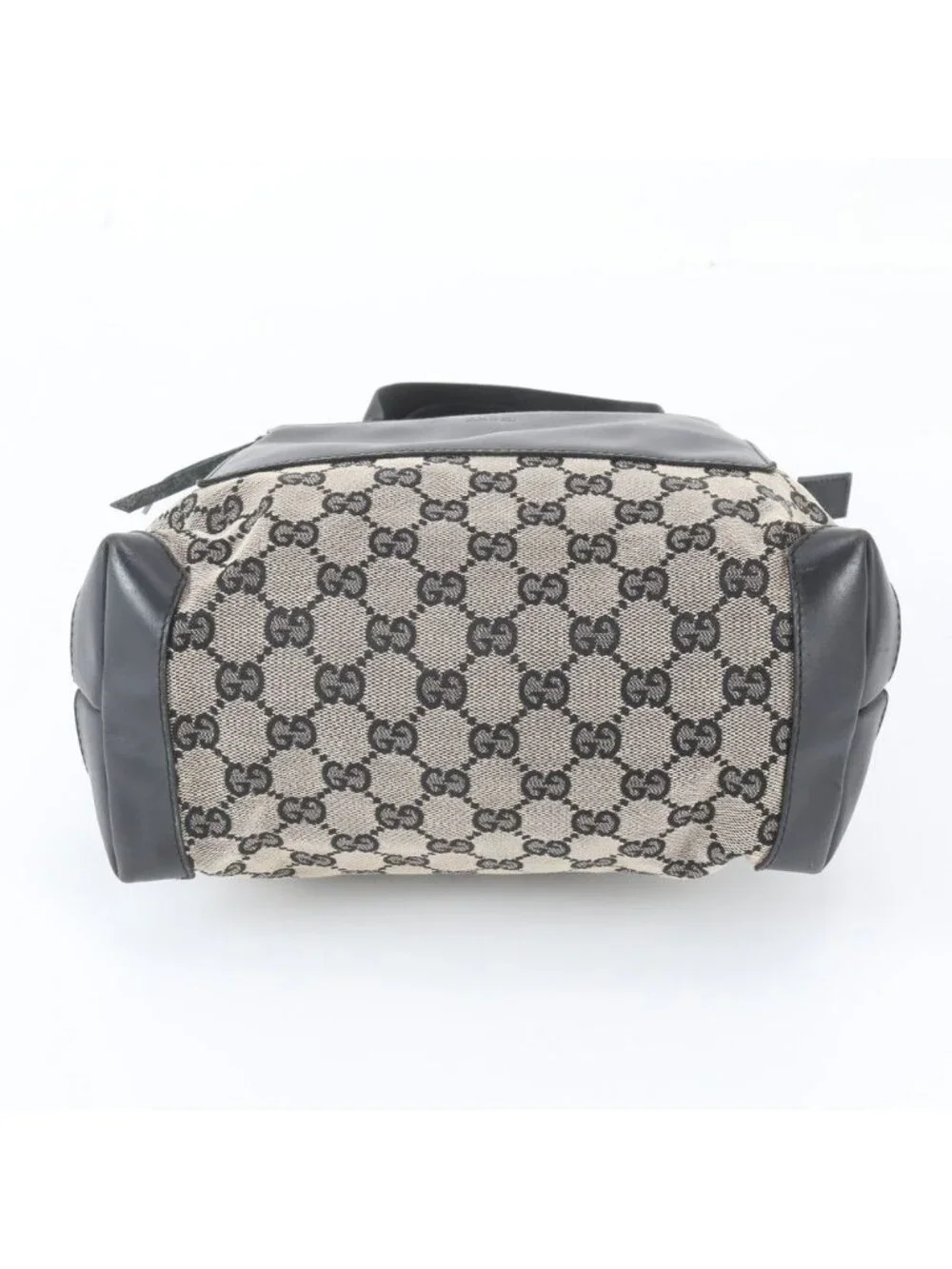 Gucci GG Canvas Leather Tote Bag Shoulder